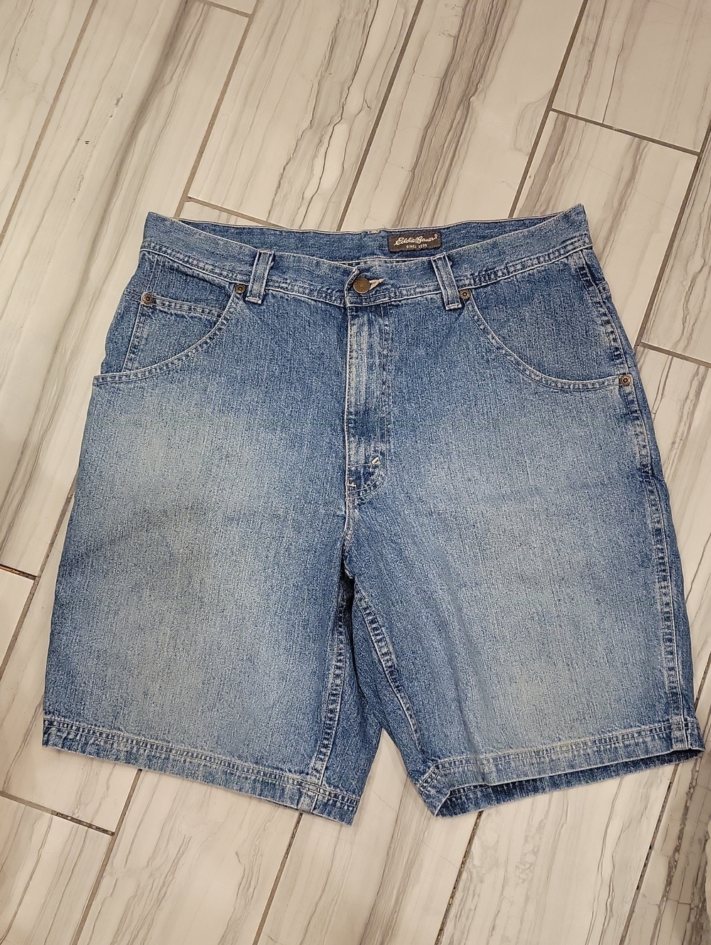 Eddie Bauer Light Blue Denim Jean Shorts
